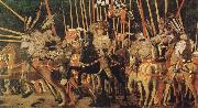 UCCELLO, Paolo Battle of San Roman oil painting on canvas